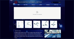 Desktop Screenshot of machimpex-sanitary.com